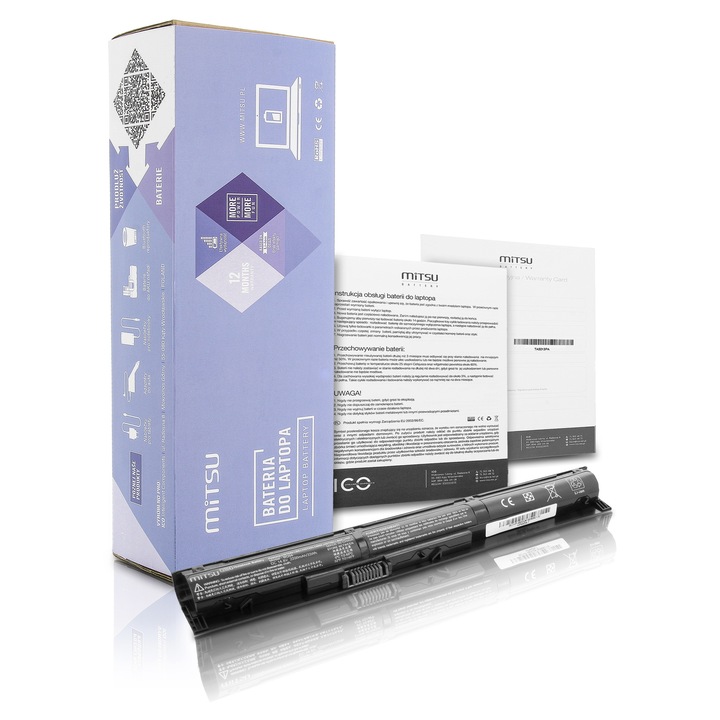 HP ProBook 440 G2 laptop akkumulátor, 2200 mAh, 14.4V, 4 cellás, 274x33x20.3mm