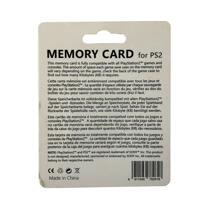Карта памет Infinity 128MB за конзола Playstation 2, нова