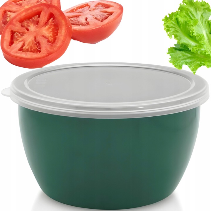 Емайлирана купа Metalac, 1,7л, тъмнозелена, с капак, от стомана, от колекция Dark Green
