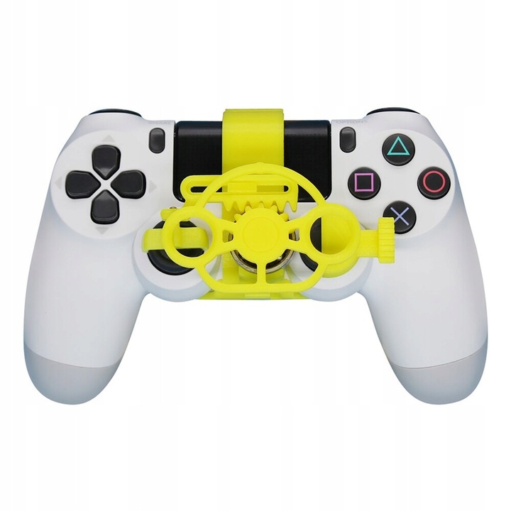 Mini WeLoveGames kormánykerék PS4 kontrollerhez, ABS, lime, szett egy kontrollerhez