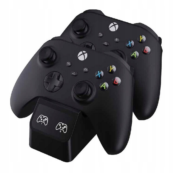 Töltőállomás 2 akkumulátorral Xbox Series X/S-hez, fekete, szett