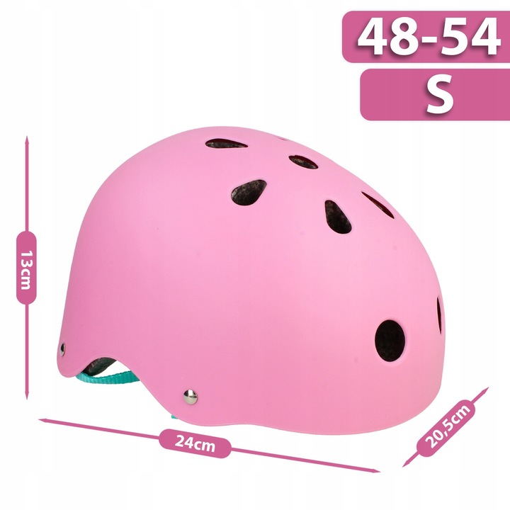 Stator sport védősisak gyerekeknek, állítható, 54cm, könnyű, kényelmes