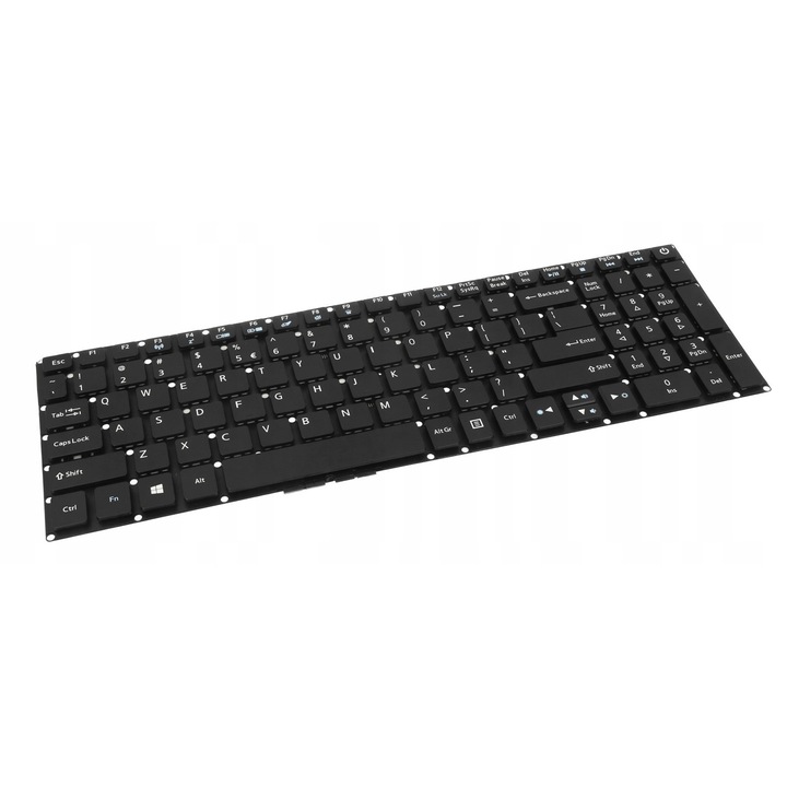 Клавиатура за лаптоп Acer Aspire A715-71G, E5-722, черна, с подсветка, QWERTY US