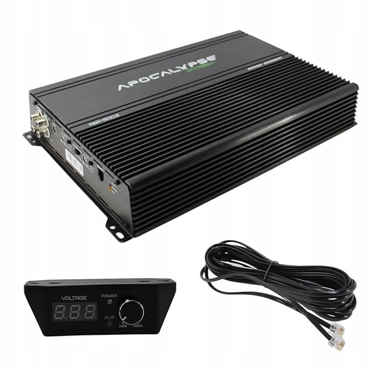 Amplificator 2-kanal, Deaf Bonce Apocalypse ASA-1500.2, 3000W RMS, 240x380x63.5mm, negru