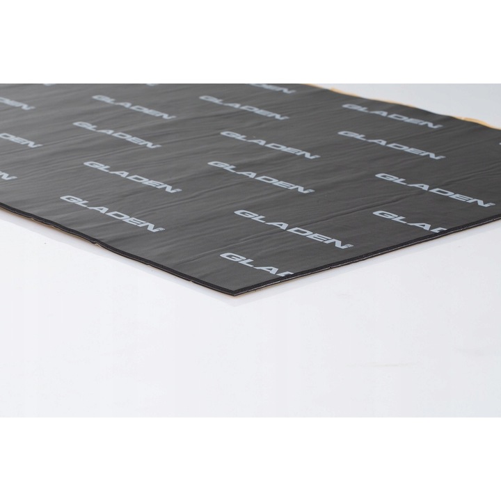 Covoras auto de izolare fonica Gladen Aero Multi 3-strat, aluminiu + butil + neopren, 80x46cm, 5mm grosime