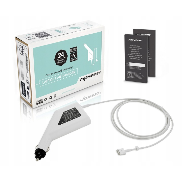 Зарядно за лаптоп Movano 85W, magsafe 2, 20V 4.25A