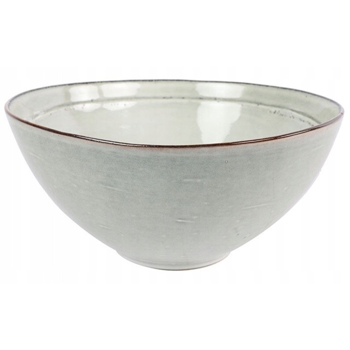 Bol ceramic Yarah, Decostar, 23x11cm, 1600ml, gri