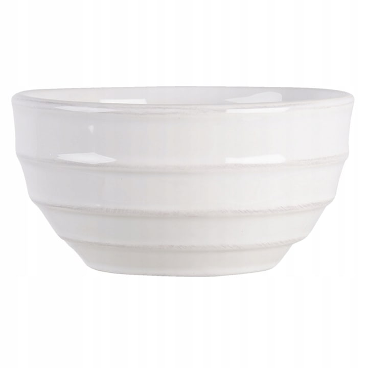 Bol ceramica Clayre & Eef, Romantic Passionne, 18x9cm, alb