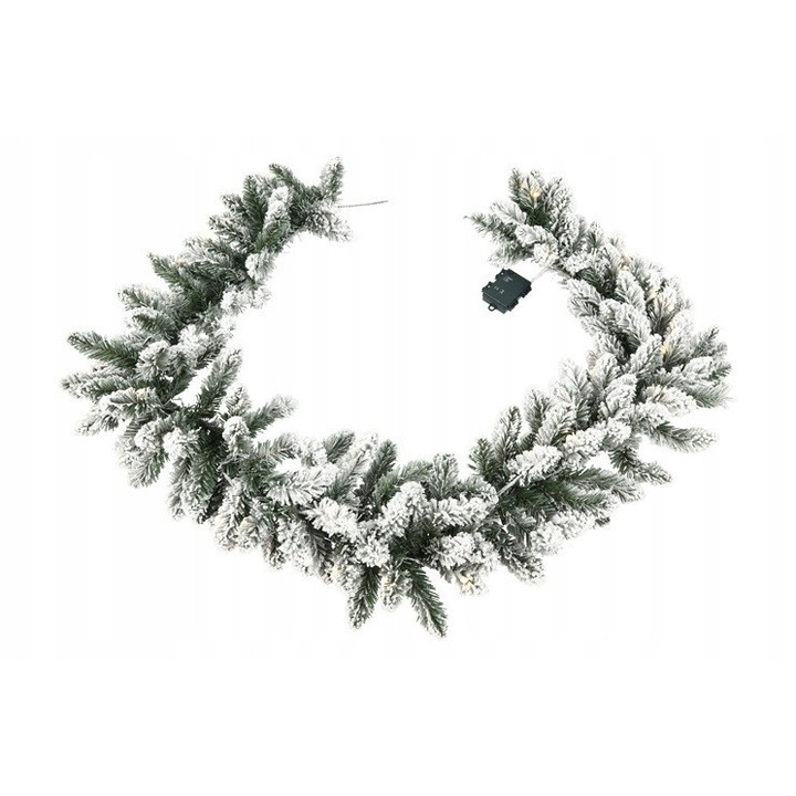 Ghirlanda decorativa verde cu LED Nobilis, 180x25x15cm, 35 diode, fara baterii