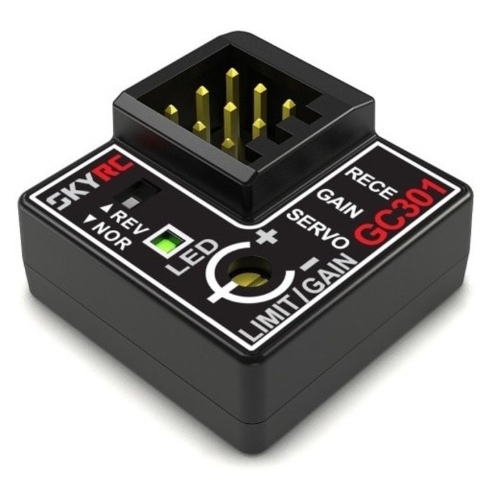 Giroscop pentru modele RC SkyRC GC301, stabilitate imbunatatita, dimensiuni mici, 4-8.4V