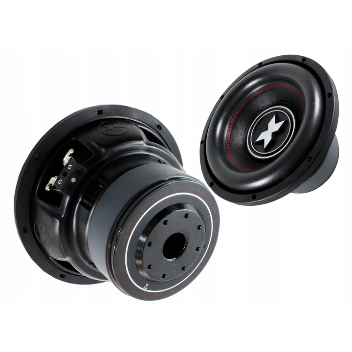 Subwoofer Excursion SXR.v2-10D2, 10"/25cm, 600W RMS, 2x2 Ohm, negru
