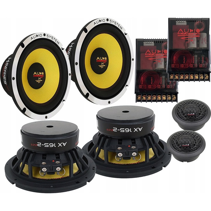 Audio System H165EVO2 mélynyomó szett, 2x 165mm, 240W, 2 Ohm
