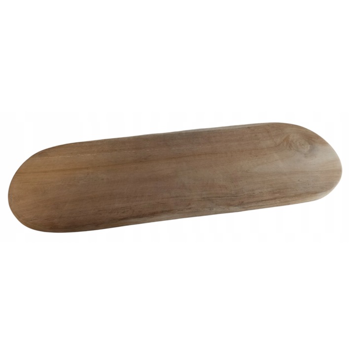 Tava servire, din lemn, 49,5x15,5cm, maro