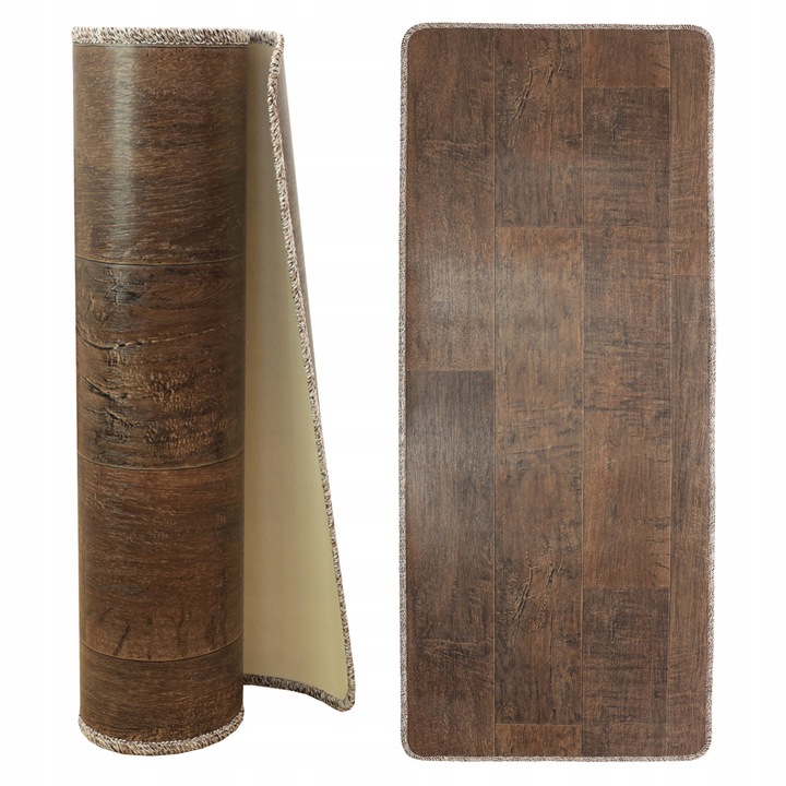 Covor Allvo vinil 60x150cm, impermeabil, antiderapant, design rustic