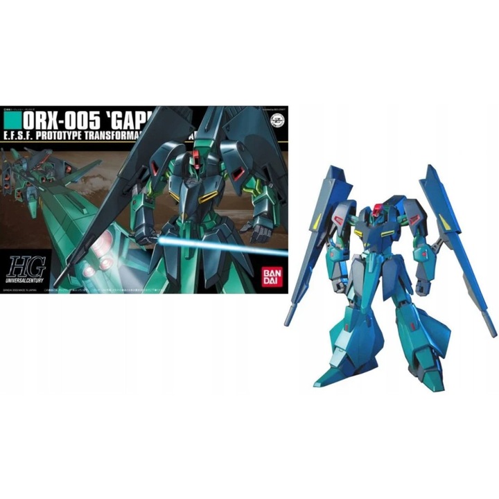 Figurina Bandai GUNDAM - HGUC 1/144 ORX-005 Gaplant, set, multicolor, 1/144