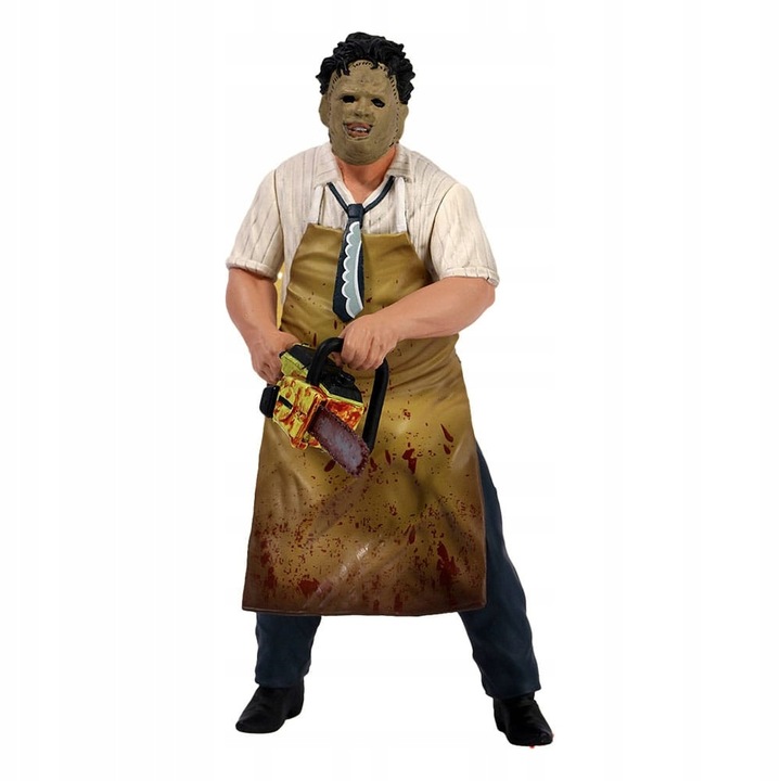 Фигурка Leatherface 10 см, Mezco Toys, The Texas Chain Saw Massacre, Многоцветен