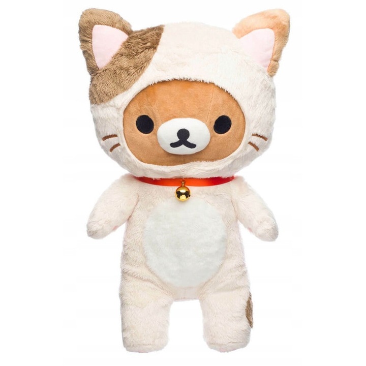 Плюшена играчка Rilakkuma, котка, 38см
