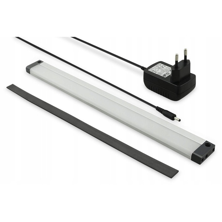Digitus LED szalag, 19", fehér, automata érzékelővel és érintéses üzemmóddal