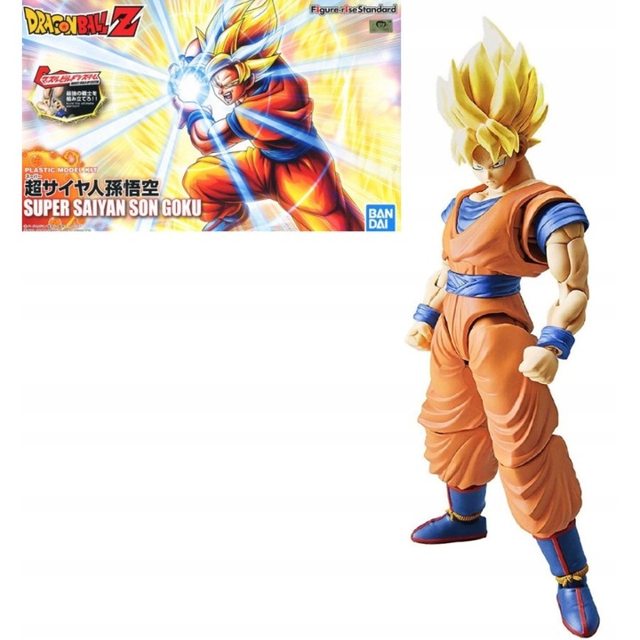 Figurina Bandai DRAGON BALL Super Saiyan Son Goku, multicolor