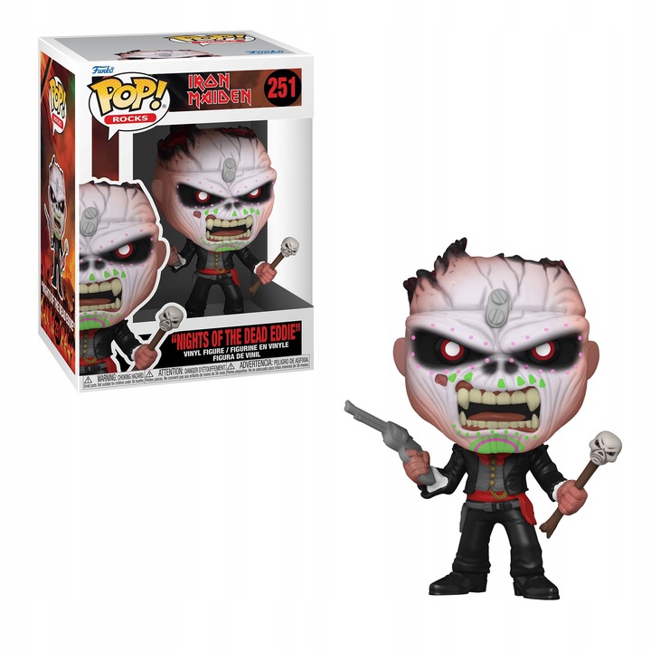 Колекционерска фигурка Funko Pop! Iron Maiden, Nights of the Dead, 10см, многоцветна