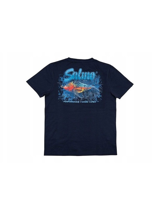 Tricou barbati, Salmo, Slider Tee, bleumarin, 100% bumbac, 3XL INTL