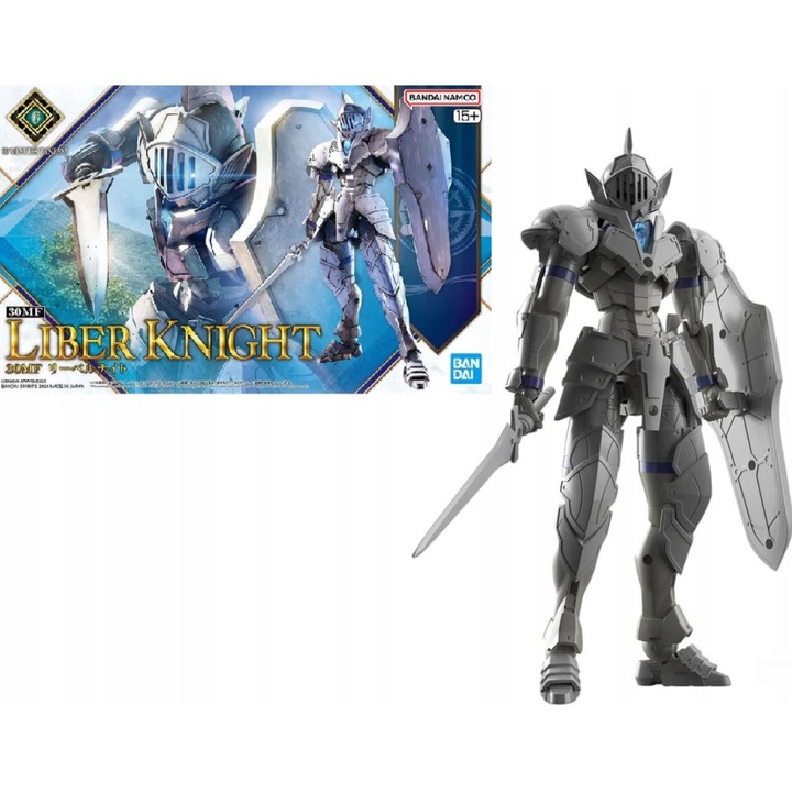 Фигурина Bandai 30MF Liber Knight, 30 см, многоцветна, комплект модел