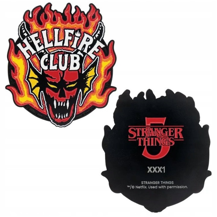 Реплика Медальон Helfire Club Stranger Things, Фен артикули за геймъри, Лимитирана серия