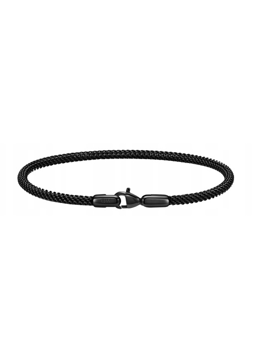 Bratara Daniel Wellington Mesh Ashfield, neagra