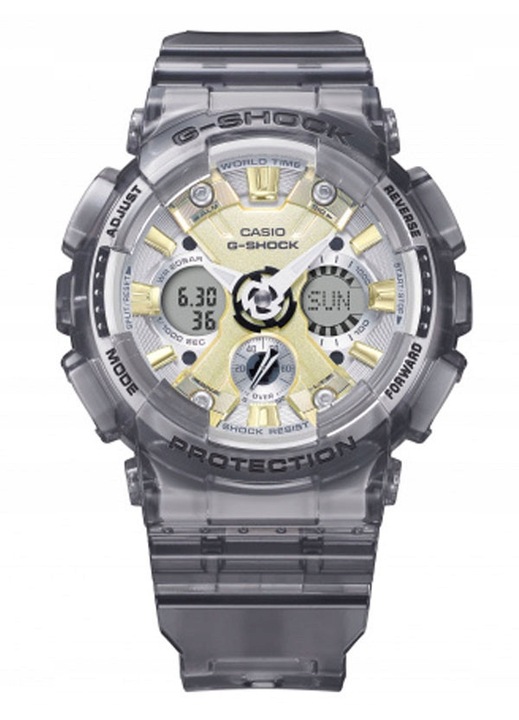 Ceas dama Casio G-Shock GMA-S120GS sport gri 46x16mm