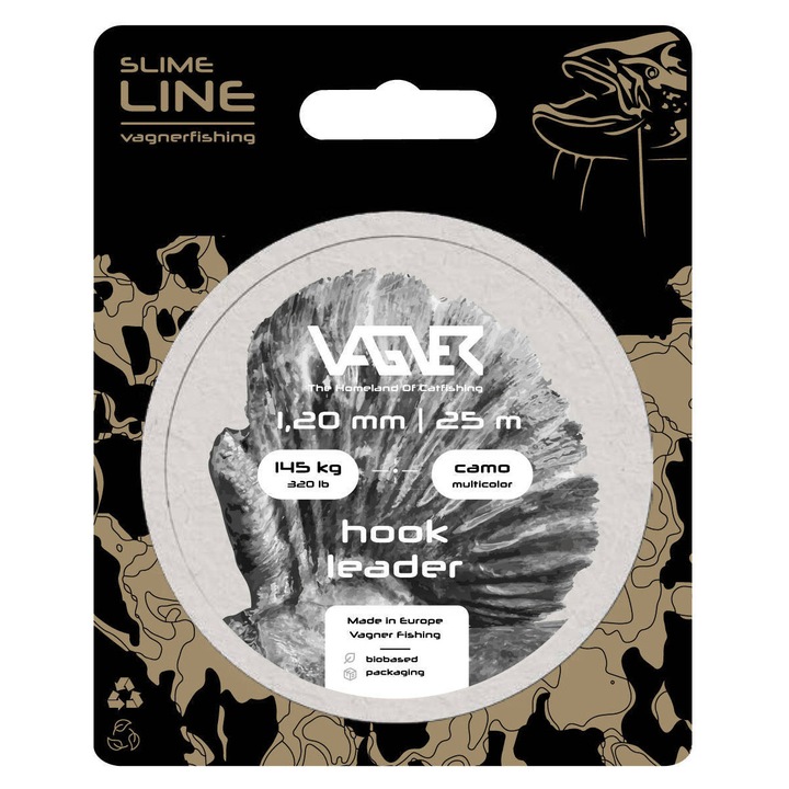 Fir Vagner Hook Leader Camo Multicolor 0,80mm 25m