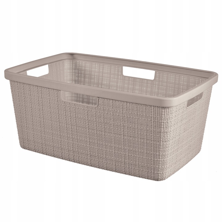 Кош за пране Curver 46L, юта, бежов