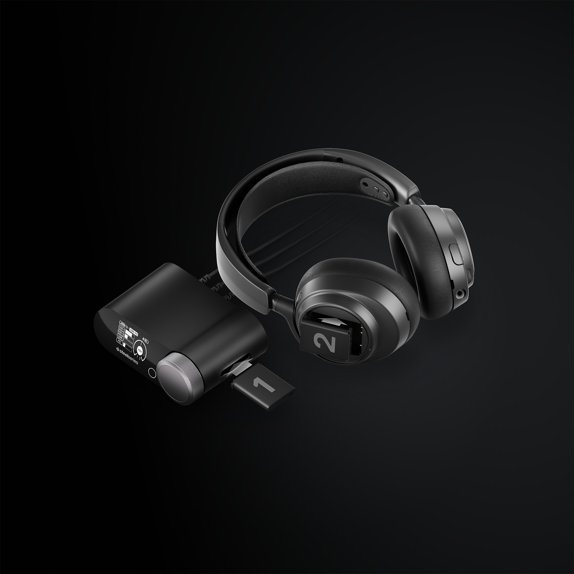 Casti gaming SteelSeries Arctis Nova Pro OMNI, Multiplatforma, USB