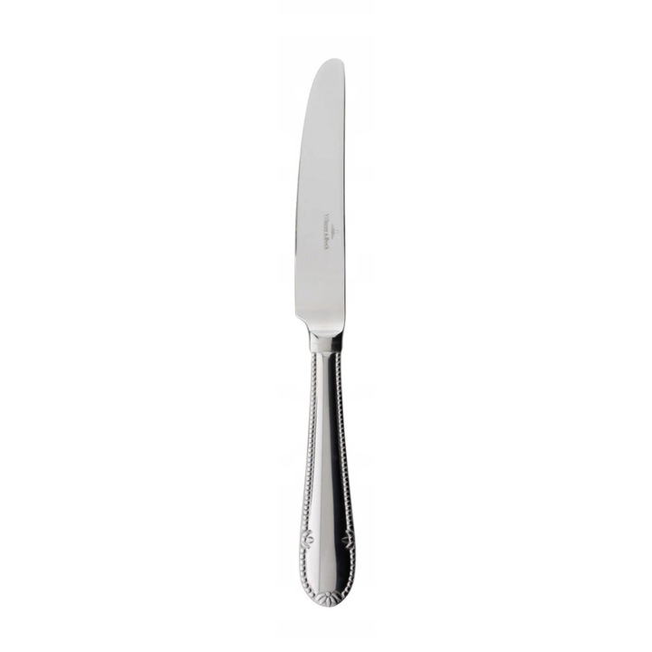 Villeroy&Boch Mademoiselle asztali kés, 18/10 rozsdamentes acél evőeszköz, fényes felület gyöngyház szegéllyel, ezüst, 1 db