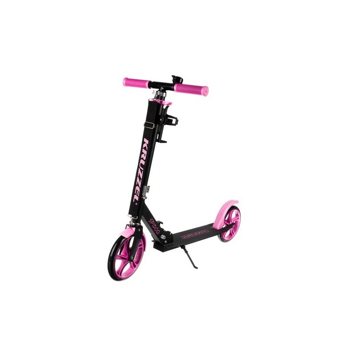 Kruzzel Spidoo 25628 összecsukható városi roller gyerekeknek, állítható kormánnyal, nagy 20 cm-es gumikerekekkel, hátsó fékkel, összecsukható