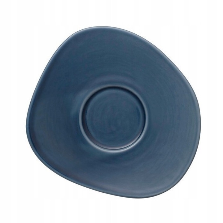 Csészealj kávéscsészéhez, Villeroy & Boch, Organic, türkiz, 17,5x16x2cm