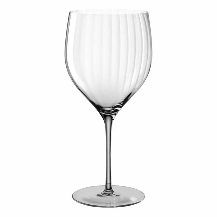 Чаша Poesia 750ml, ергономичен дизайн, стъкло Teqton, червена