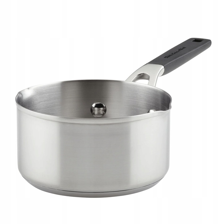 Rondel Classic 18cm 2,1l inox, kényelmes fogantyúkkal, indukciós aljjal, KitchenAid