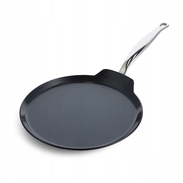 Тиган GreenPan Barcelona Pro 28см, керамичен, черен, незалепващ, с ергономична дръжка
