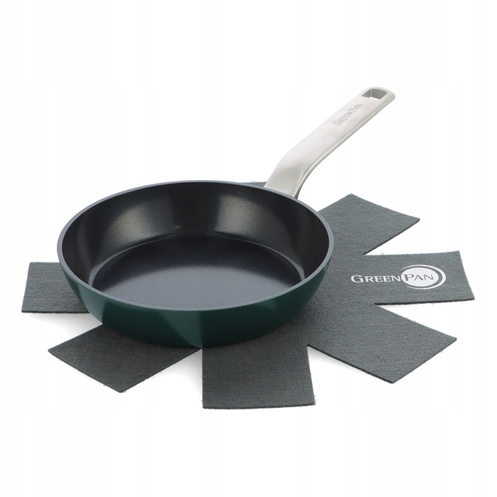 Тиган GreenPan Evolution 28см, незалепваща керамика, Magneto технология, зелен