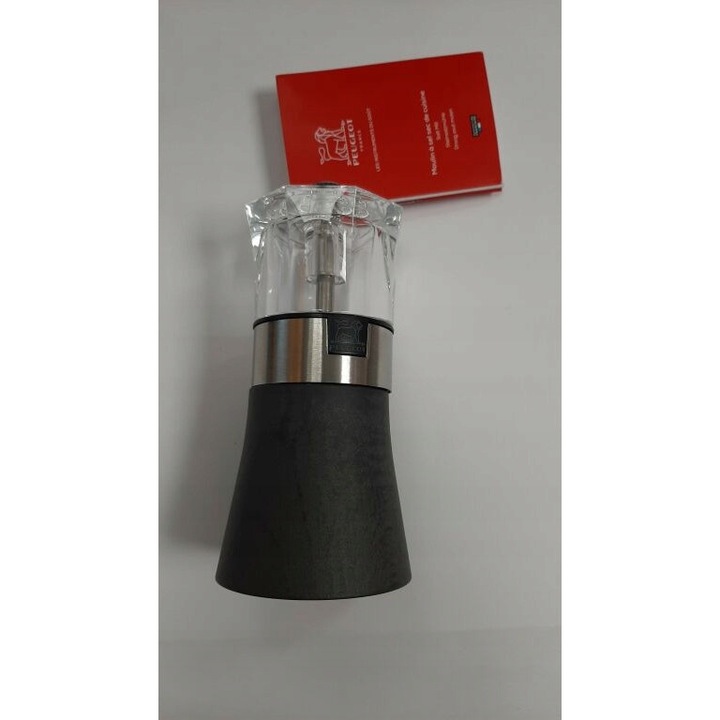 Peugeot Oslo 12cm kézi sódaráló, átlátszó akril, acél mechanizmus