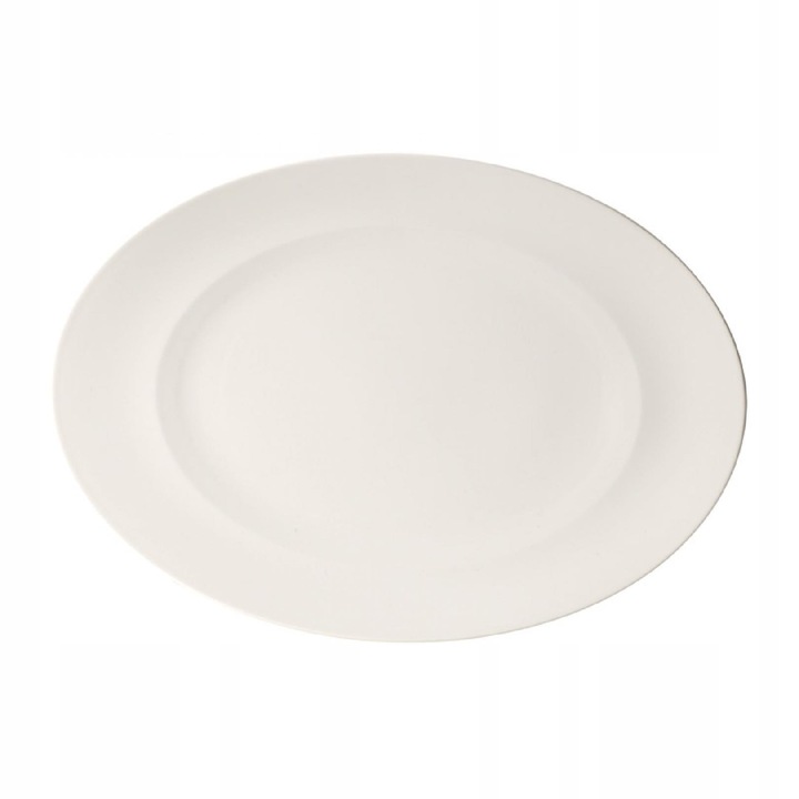 Овално плато Villeroy & Boch For Me, първокласен порцелан, бяло, 41 см