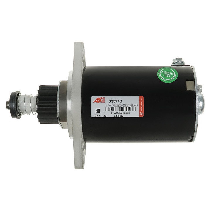 ONAN indító, 16 fog, 0.6 kW, 12V, készlet, fűnyírókhoz