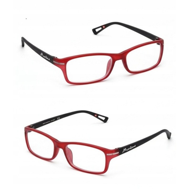 Ochelari de vedere Montana MMR76B +2.00, asferici, transparenti, 5,3x3,3cm, set cu etui