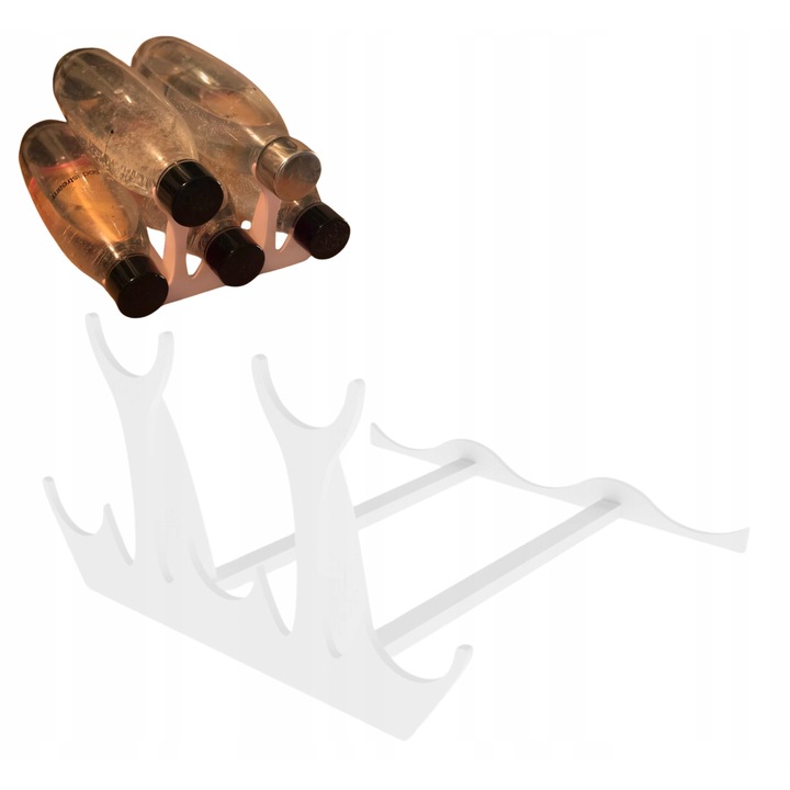 Suport sticla, Pro Parts, alb