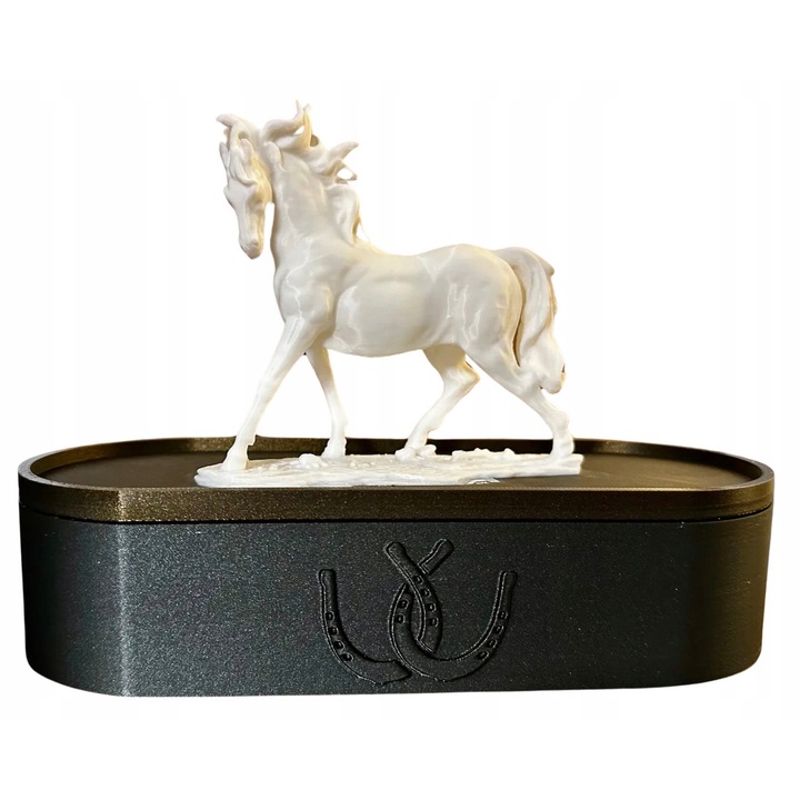 Figurina 3D cal, Pro Parts, material plastic, detalii precise, decoratiune premium