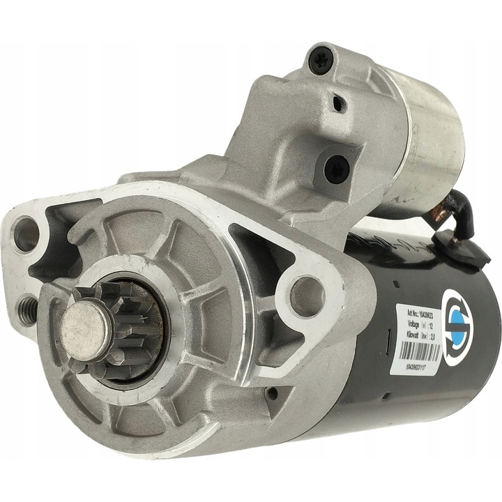 Alanko 10439623 indítómotor, 12V, 2,0kW, 76mm, 3 furat, 9 fog, Audi Q7, VW Touareg 3.0 TDI, 2006-2018 modellekhez