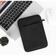 Etui Soft Case cu fermoar pentru Lenovo Tab M10 HD Gen 2 10.1", negru, dimensiuni 27,5x23x2cm, set de protectie
