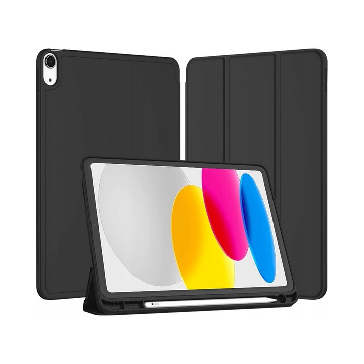 Husa tableta pentru Apple iPad 11.0", 11 generatie (2025), set, neagra, ArmorCase