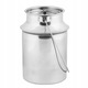Tejforraló 5L, Topfann, inox, fedő fogantyúval, ezüst