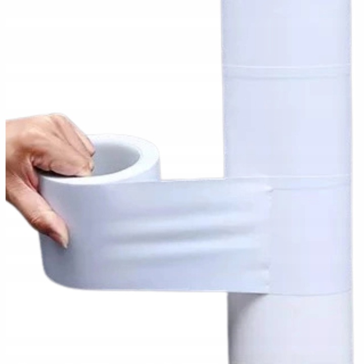 Banda Teflon, 150cm x 10cm, alb, autoadeziva, pentru etansare